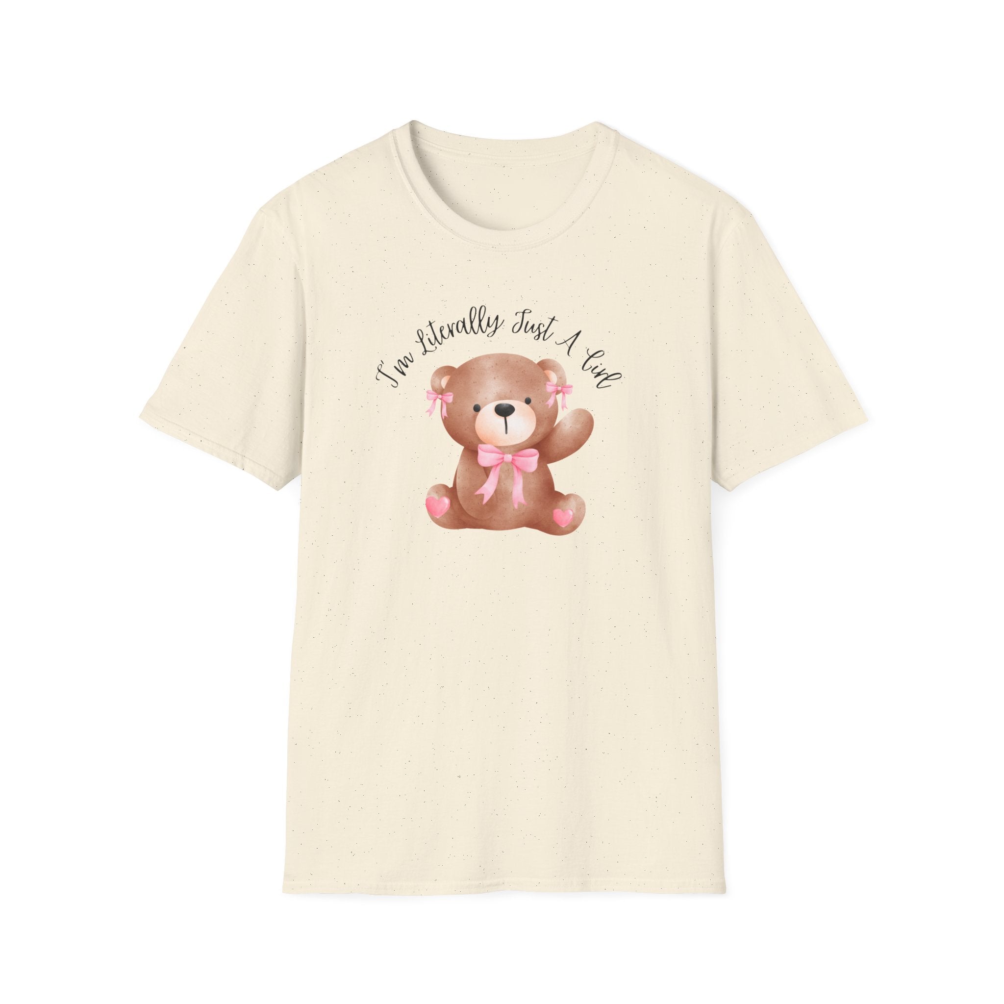 Coquette Bear Softstyle T-Shirt with Bow
