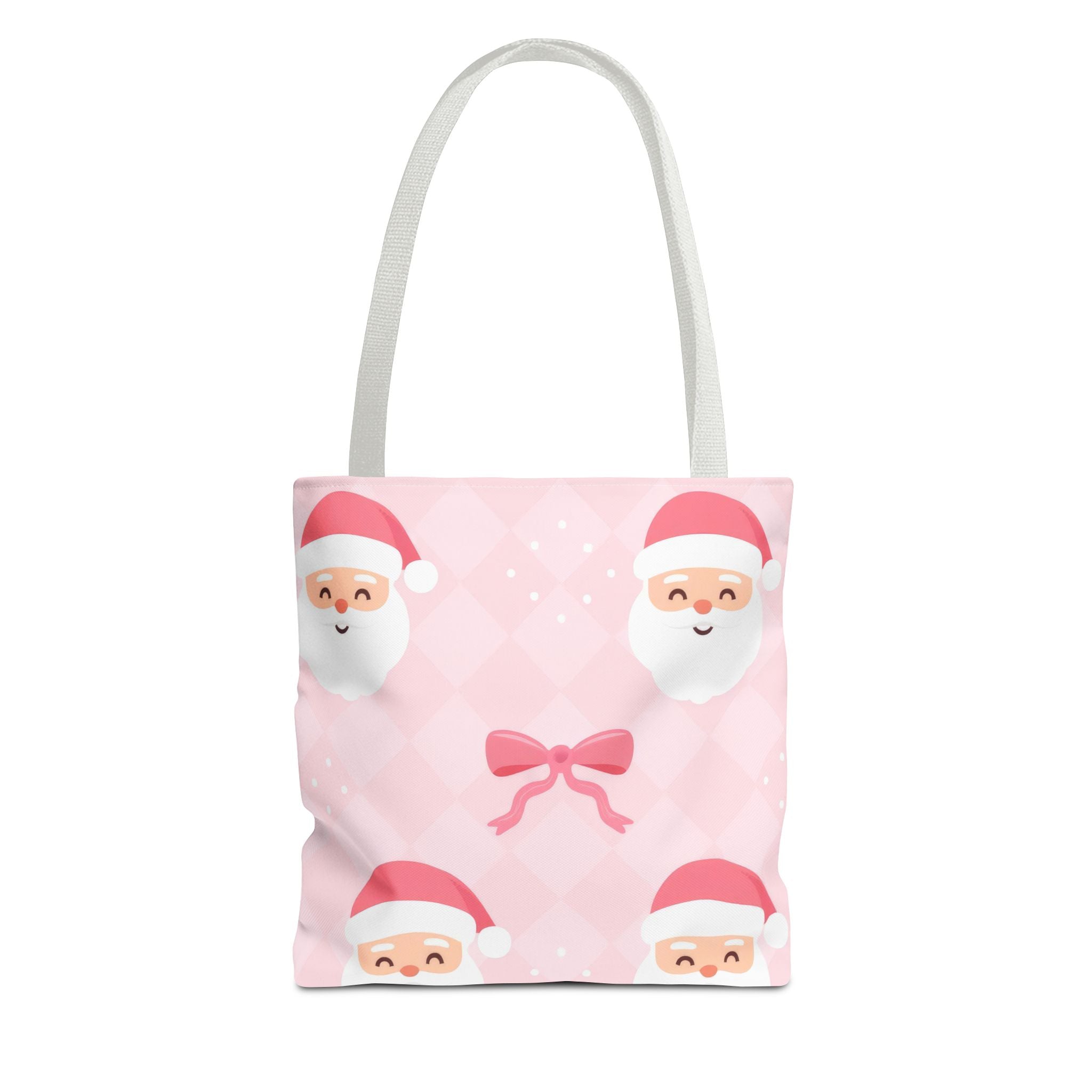 Christmas Santa Tote Bag - Festive Holiday AOP Design