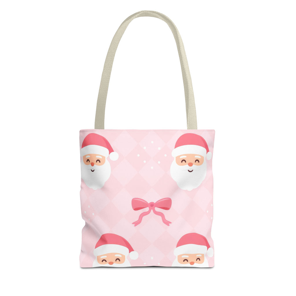 Christmas Santa Tote Bag - Festive Holiday AOP Design