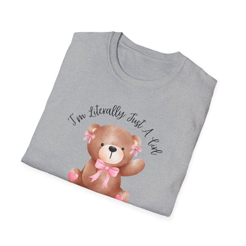 Coquette Bear Softstyle T-Shirt with Bow