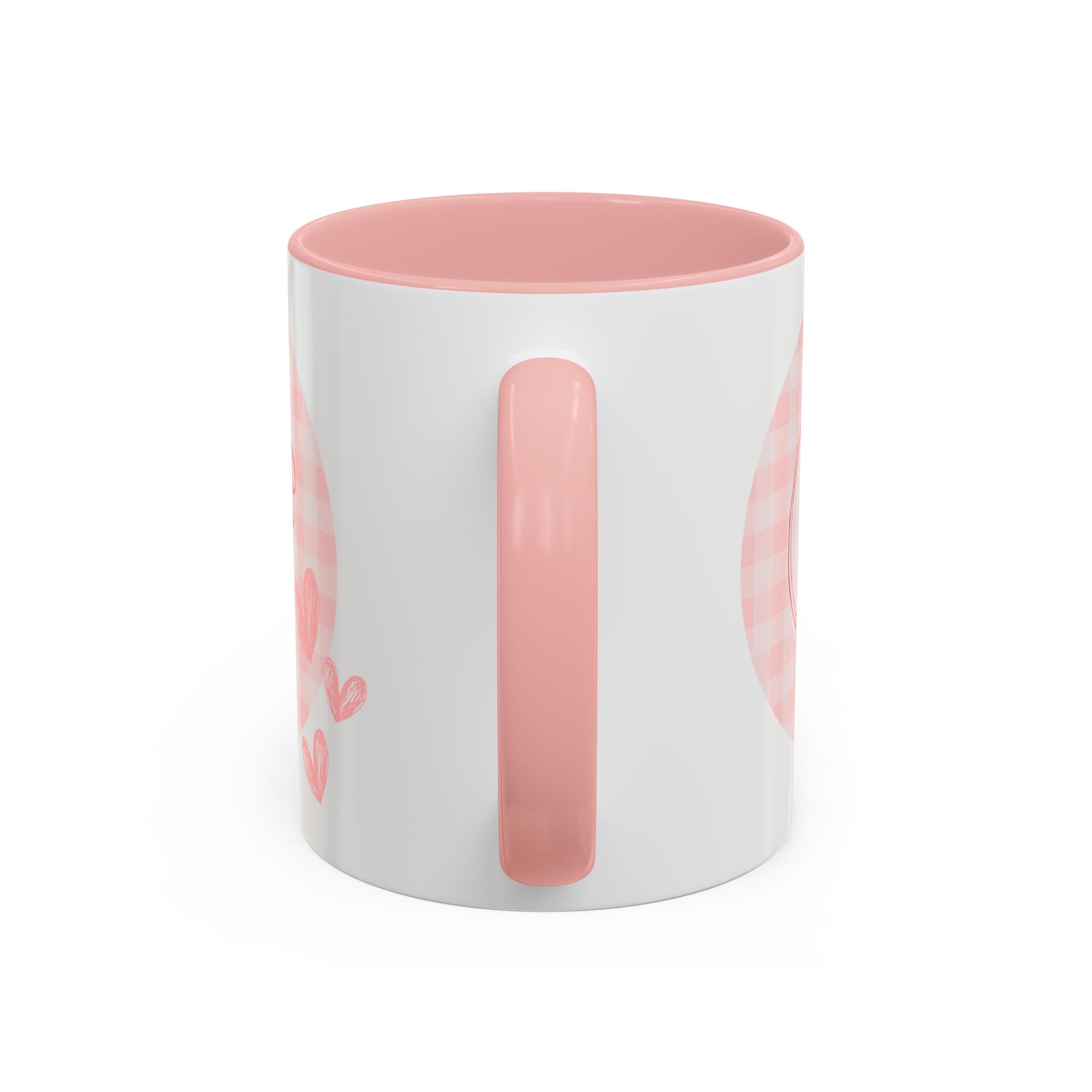 Thank You Accent Coffee Mug -  Pink Cute Gift for Friends, Valentine's Day, Birthday, Home Office Decor, Heartwarming Drinkware