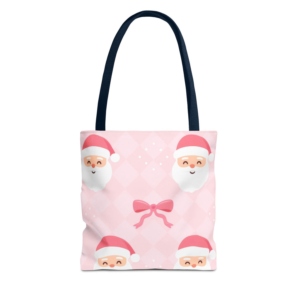 Christmas Santa Tote Bag - Festive Holiday AOP Design