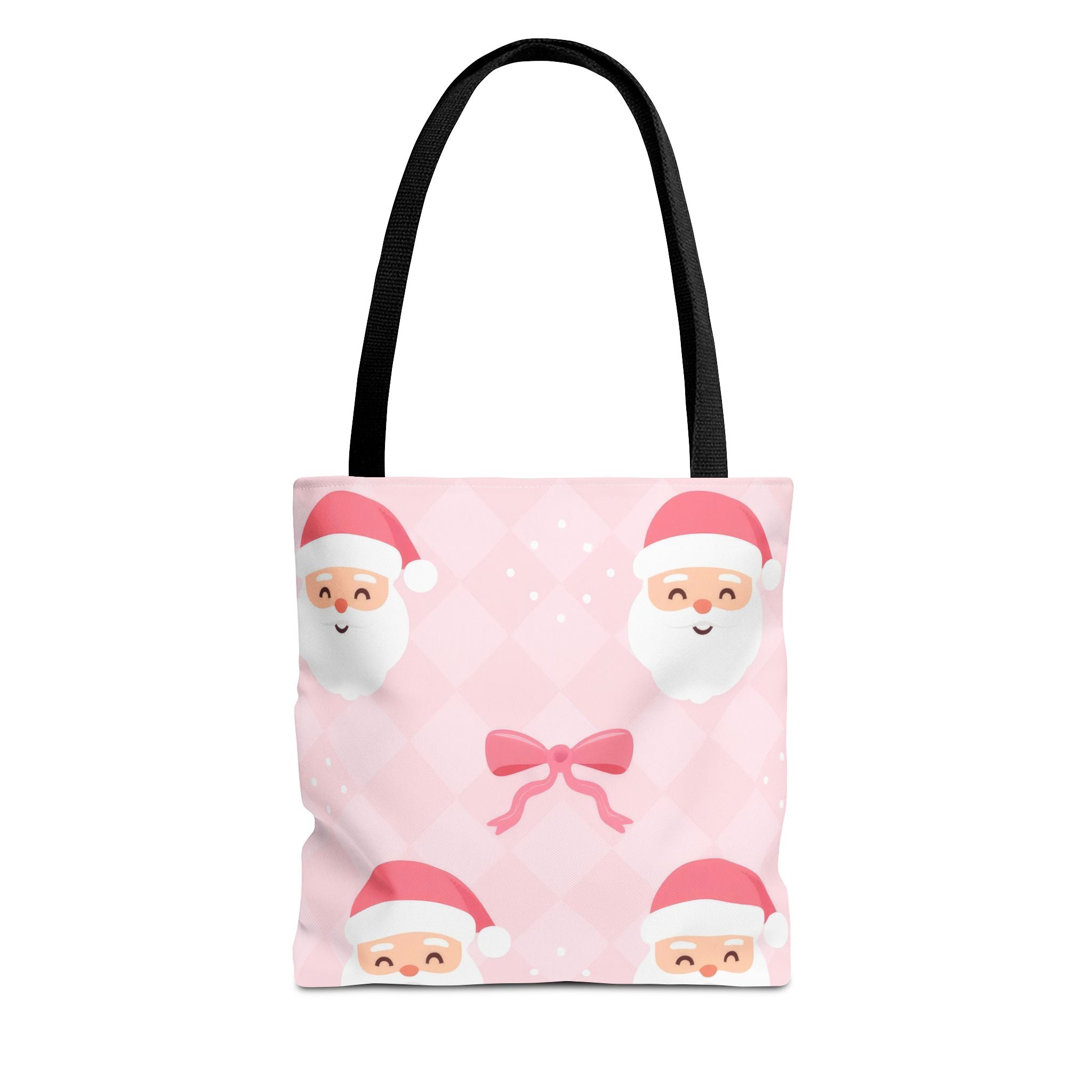 Christmas Santa Tote Bag - Festive Holiday AOP Design